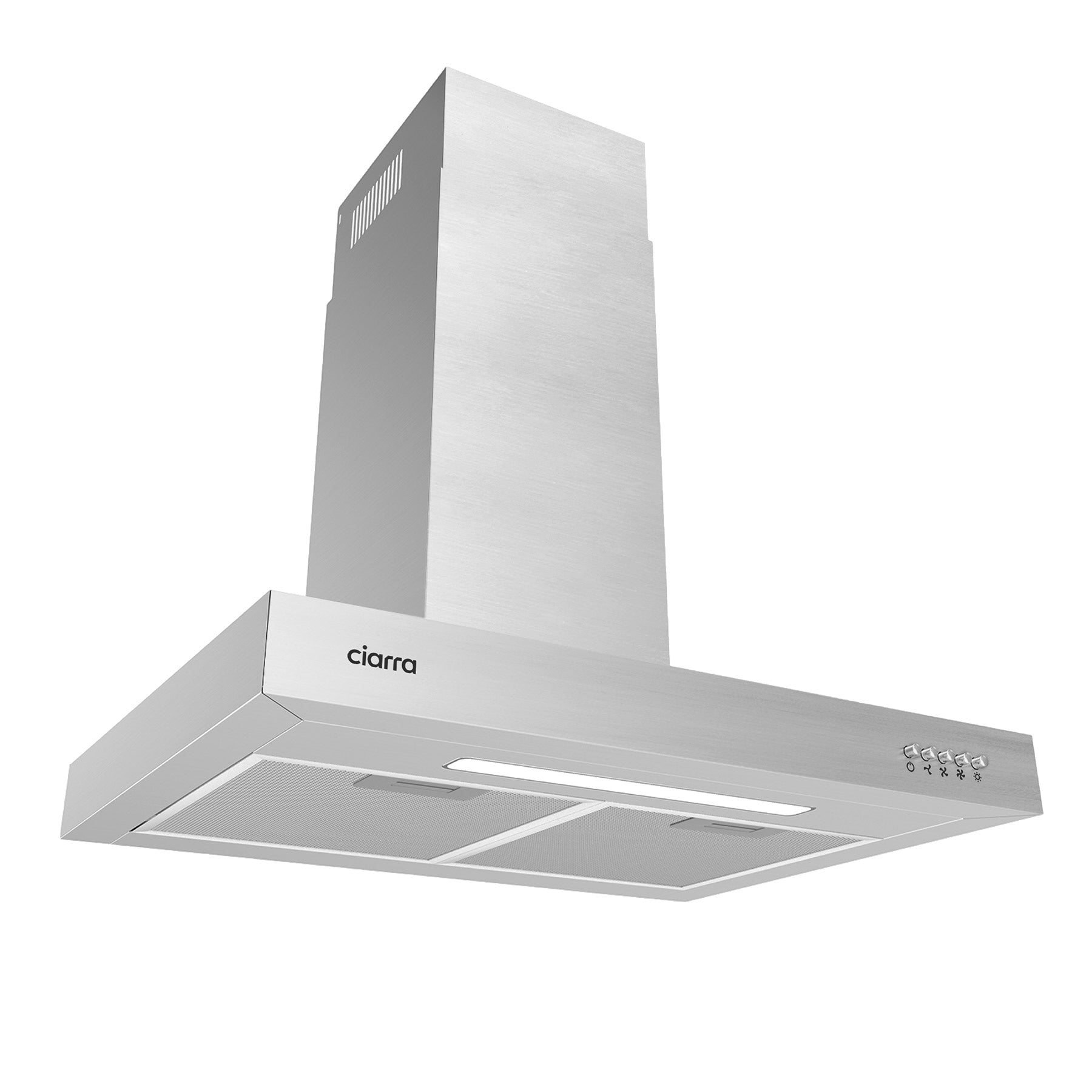 CIARRA 60cm Wall Mount Cooker Hood with 3-speed Extraction CBCB6201-OW